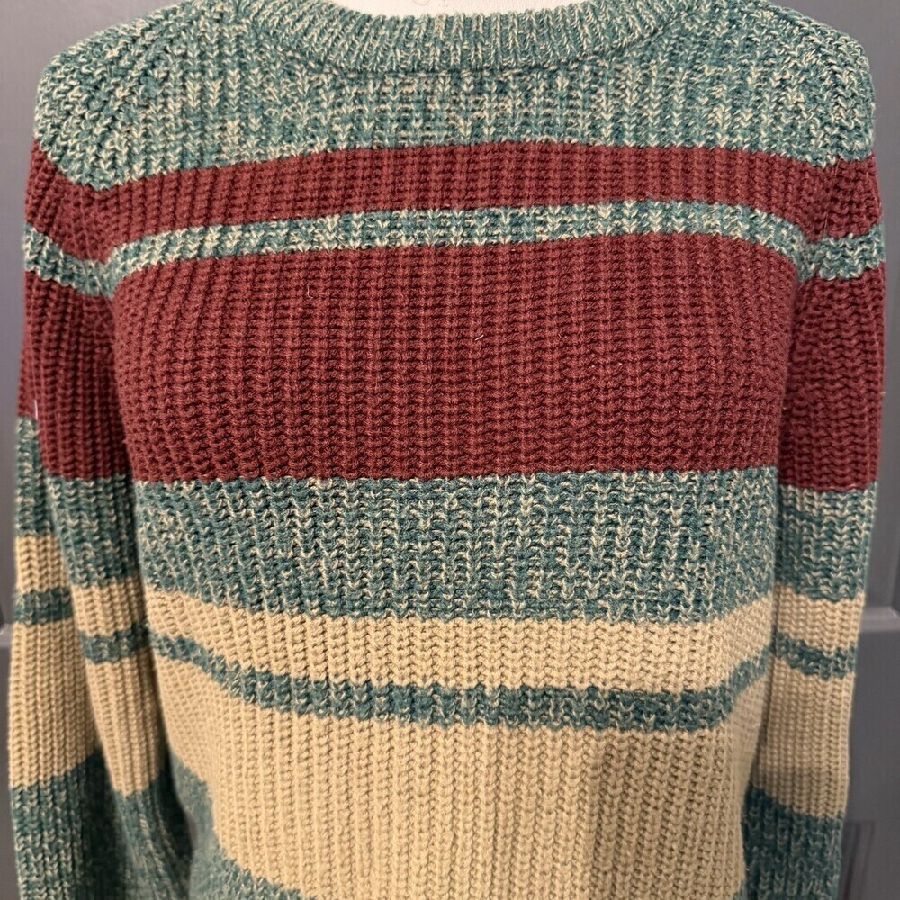 Vintage Oakton Limited Striped Knit Sweater Size Large - Picture 2 of 9